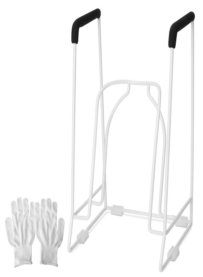 Hiumtree Stocking Donner, Sock Aid Tool to Put on Compression Socks for Medium Calves Less Than 18" in Circumference (Compatible for JOBST,SB SOX,CHARMKING,FITRELL,Bluemaple,COOLOVER) White - Image 1