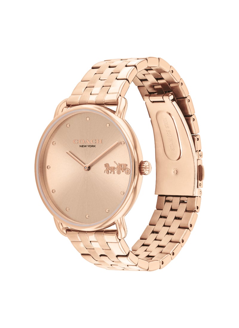 COACH Round Analog Women's Rose Gold Case Watch - 14504296  - Image 2