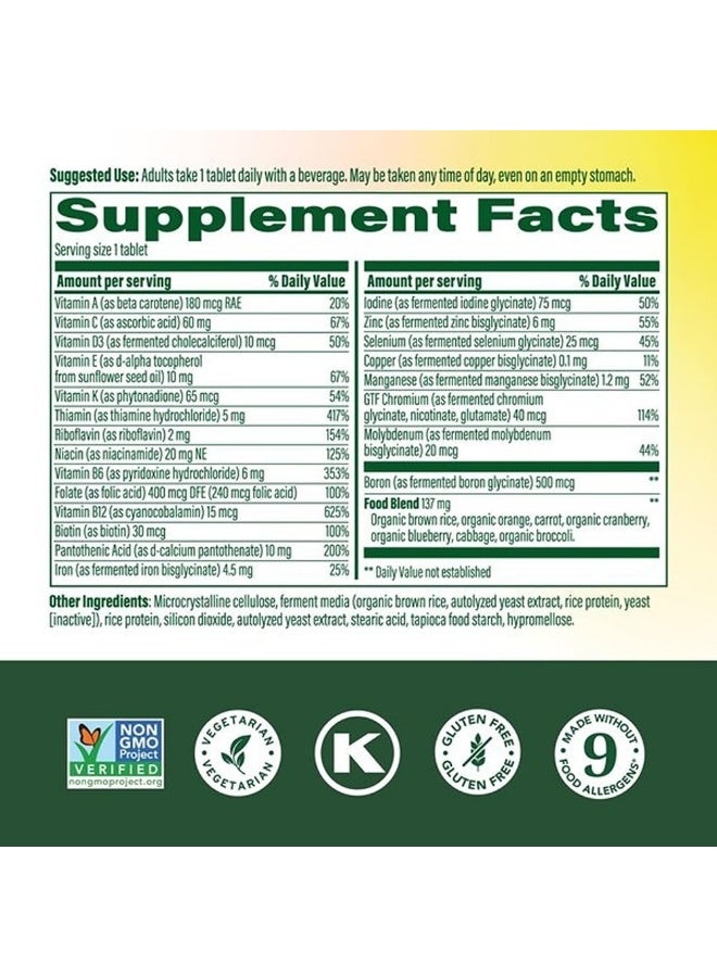 MegaFood One Daily Multivitamin for Women & Men, 22 Nutrients, 180 Tablets,Supports Cellular Energy, Muscle & Bone Health, Immune Support Supplement, Vitamin C, B12, B6, Zinc, Vegetarian,180 Servings - Image 2