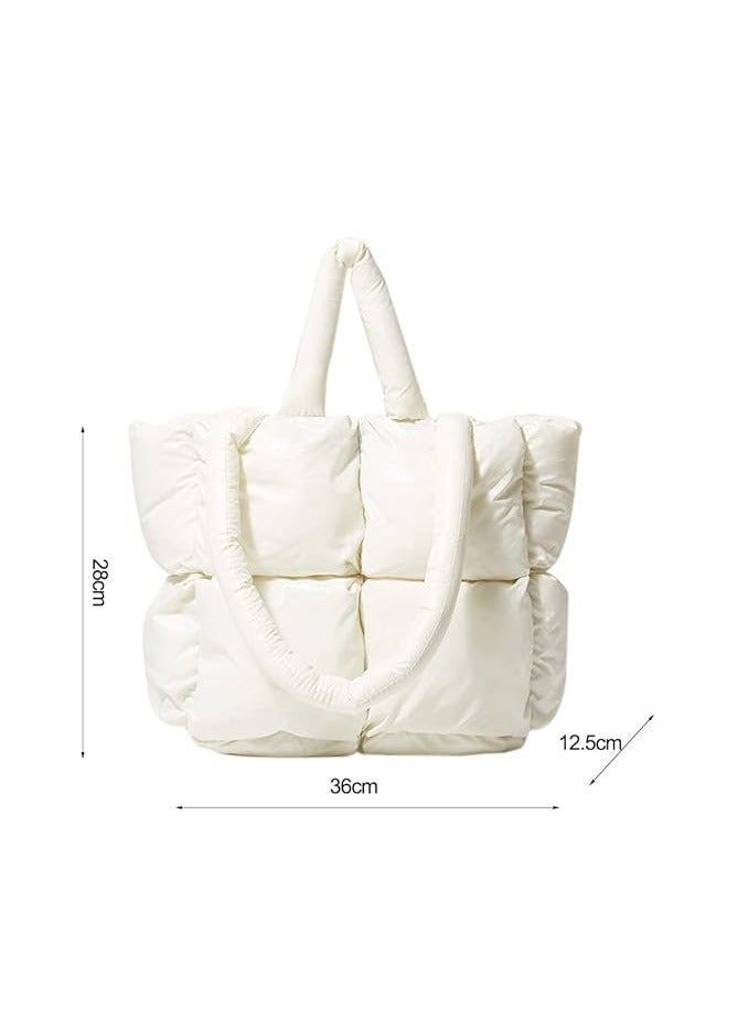 YFGBCX Puffer Tote Bag for Women - Image 2