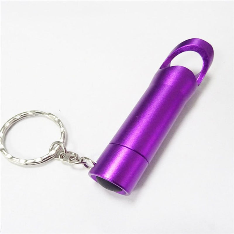 6PCS Mini Torch Keychains Compact Keyrings Flashlight Key Holder Delicate Lifter Key Key Decoration for Men Women (Mixed Color) - Image 2