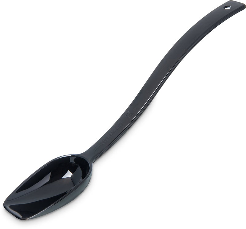 Carlisle FoodService Products Plastic Solid Spoon 10 Inches Black