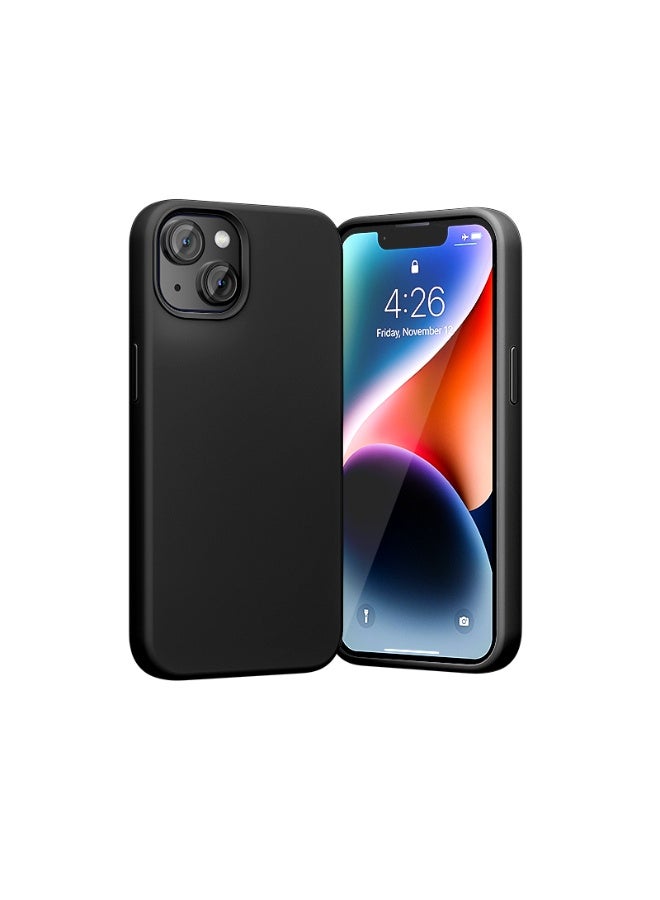 VENTION Liquid Silicone Case for iPhone 14 with MagSafe Black - Image 1