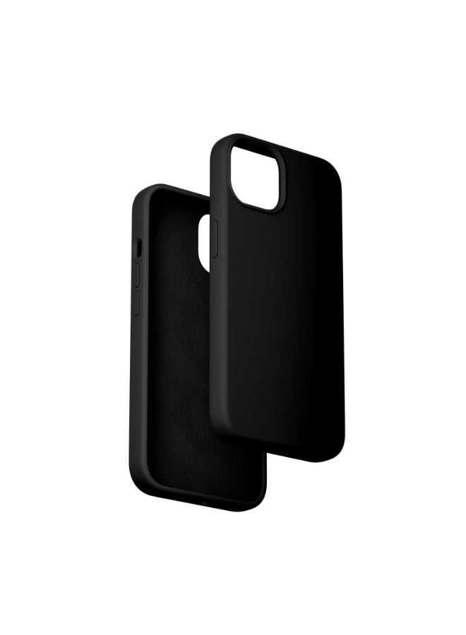 VENTION Liquid Silicone Case for iPhone 14 with MagSafe Black - Image 2
