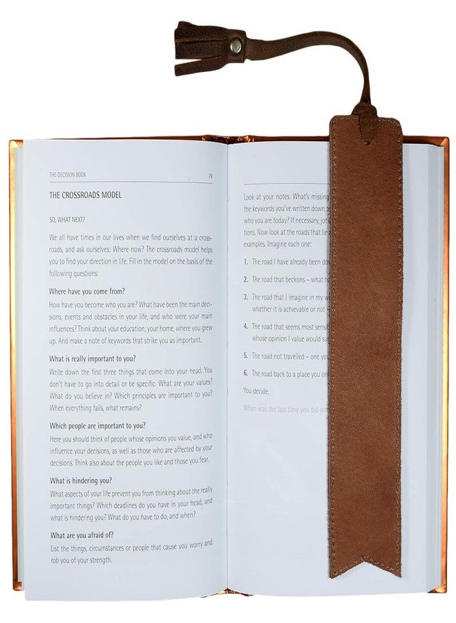 Hide & Drink, Bookmark w/Tassel, Pagemarker for Bookworms, Accessory for Readers, Writers, Classic Bookmark, Full Grain Leather, Handmade, Bourbon Brown - Image 4