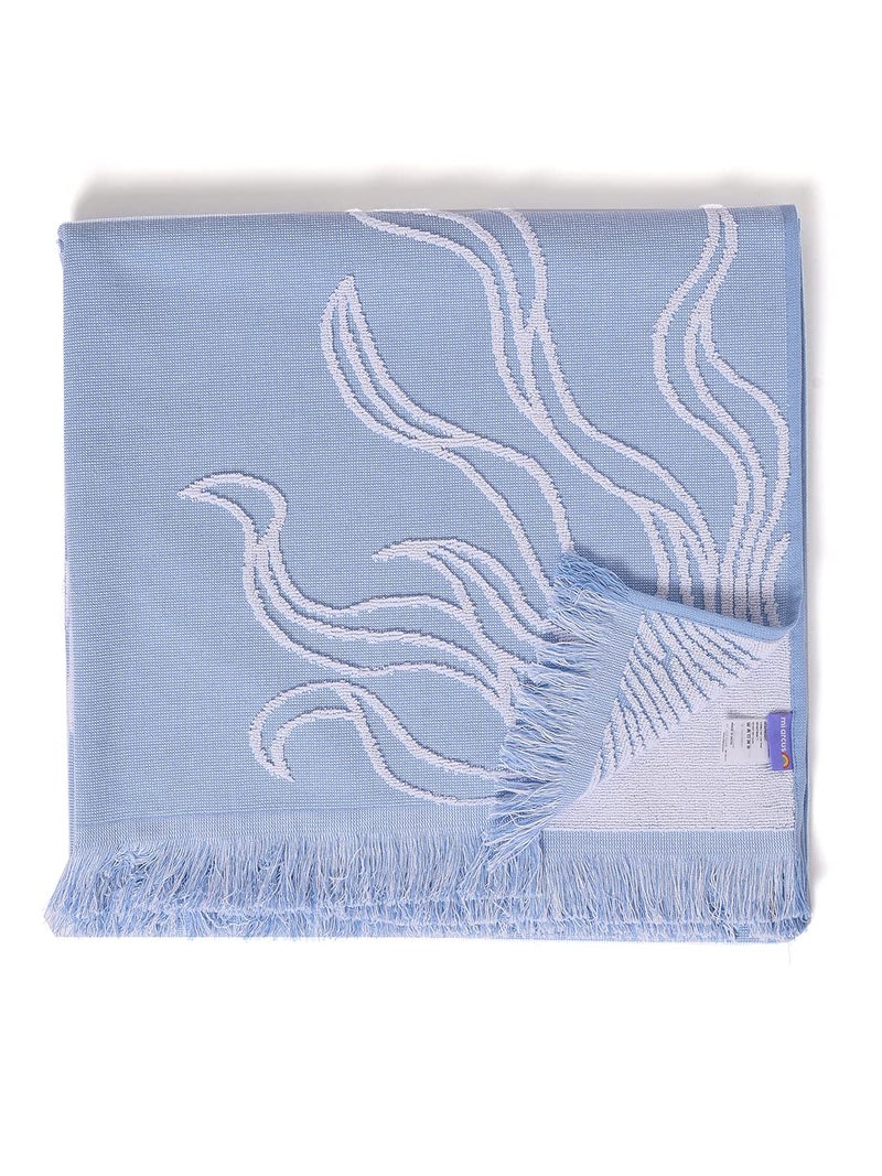 Mi Arcus Mermazing Terry Beach Towel- Blue - Image 2