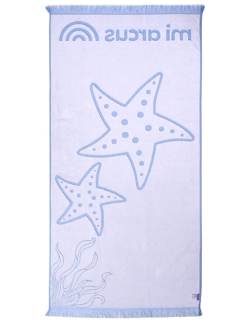 Mi Arcus Mermazing Terry Beach Towel- Blue - Image 4