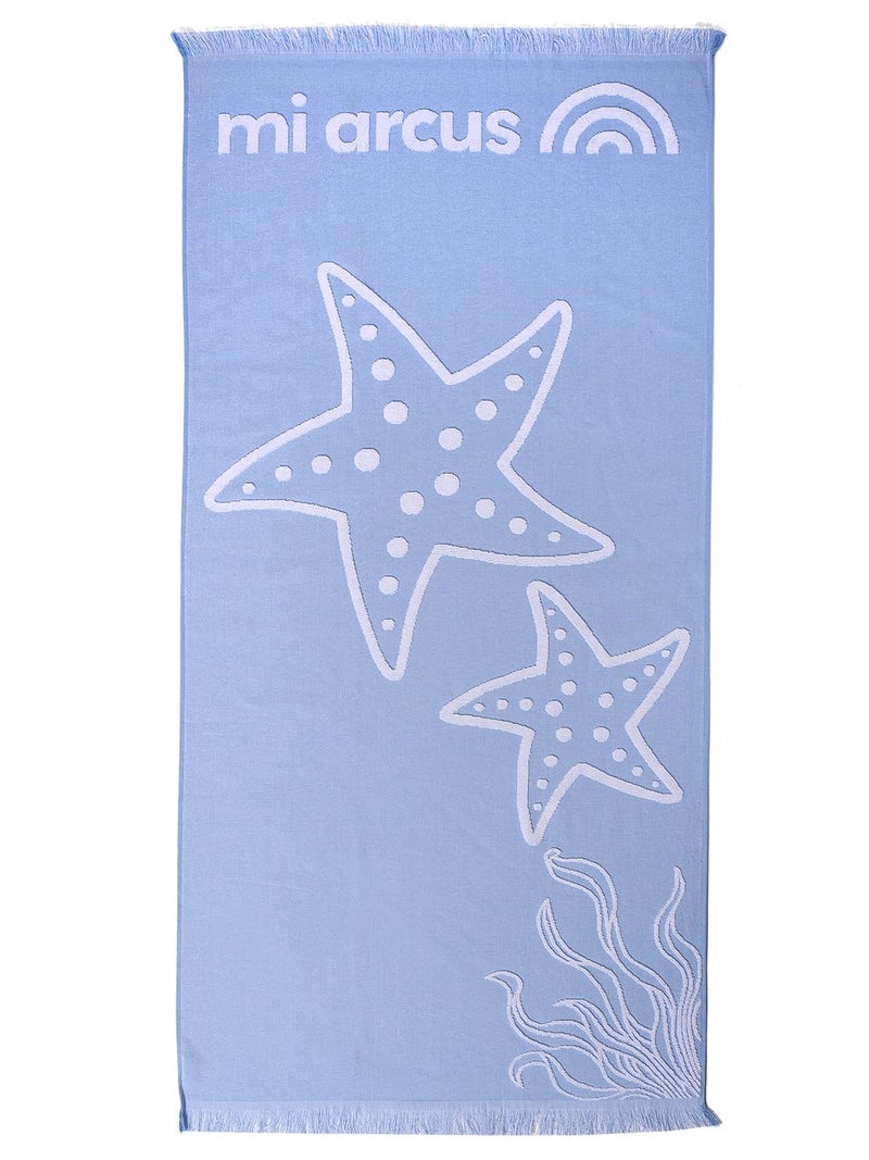 Mi Arcus Mermazing Terry Beach Towel- Blue - Image 3