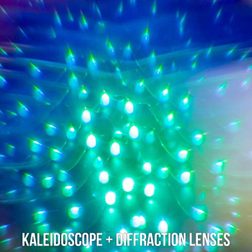 GloFX Ultimate Kaleidoscope Diffraction Glasses | 3D Prism Rainbow Bug Eye Effect | Perfect for EDM Rave Party, Music Festivals, Content Creation and more - Image 4