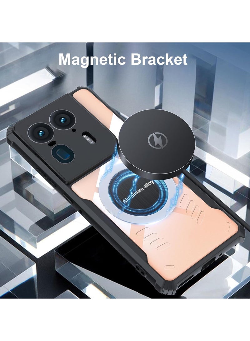 عام “حافظة متوافقة مع Motorola Edge 50 Ultra، حافظة لتبديد الحرارة بتصميم هجين شفاف من TPU مع حافة من الألمنيوم لتبريد Moto Edge 50 Ultra” - Image 4