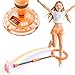 Flooyes Skip Ball for Kids Ankle Skip Ball Toy with Counter Timer and Cal Calculator Girl Birthday Gifts for Age 6 7 8 9 10 Rechargeable Colorful Flash Wheel Skip Ball for Girls Women - Image 2