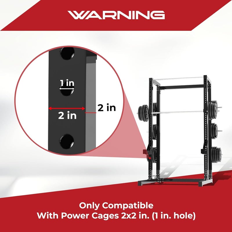 Yes4All 500 LBS Capacity  Dip Bars for 2x2 with 1 Hole Power Cage Squat Rack Attachments  MultiGrip Handles Dip Attachment for Dips Pull Up Pushup - Image 5