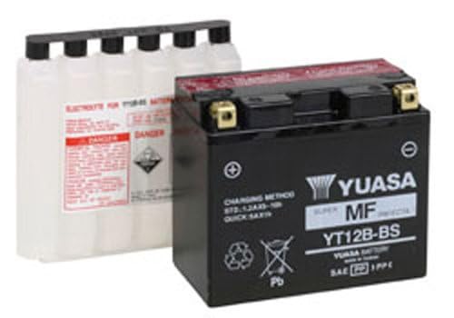 Yuasa YUAM6212B YT12B-BS Maintenance Free AGM Battery with Acid pack - Image 3