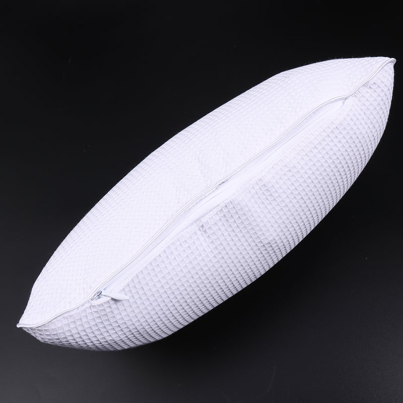 2PC Bathroom Bath Pillows Built-in PVC Anti- Bathtub Pillow Spa Bath Cushion Neck Rest Cups (White) - Image 3