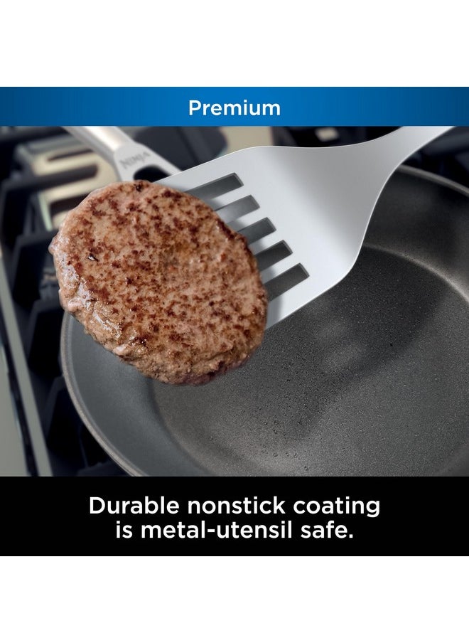 Ninja Ninja C30020 Foodi NeverStick Premium 8-Inch Fry Pan, Hard-Anodized, Nonstick, Durable & Oven Safe to 500°F, Slate Grey  - Image 3
