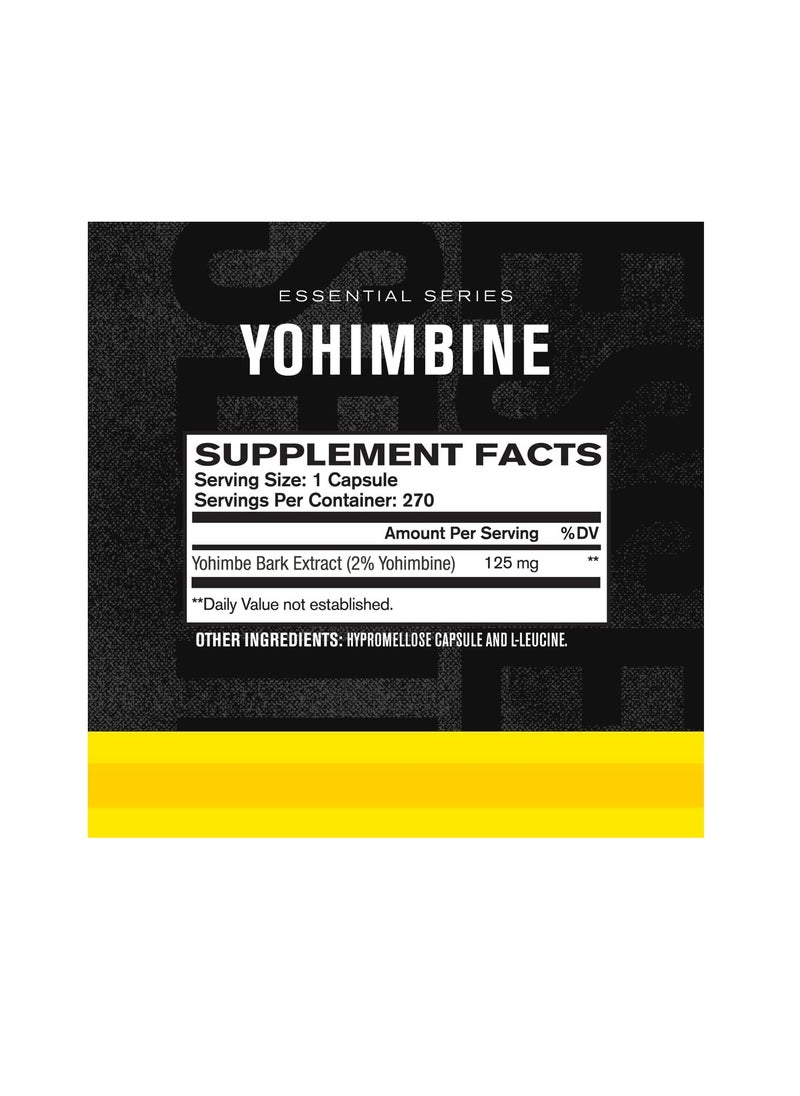 Jacked Factory Yohimbine  Extra Strength 2.5MG  270 CAPS  - Image 3