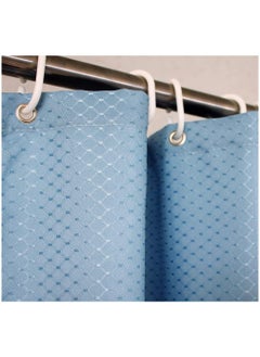 Premium Shower Curtain Waterproof Thickened Polyester Fabric Durable Mildew Stain Resistant Stylish Curtain (Sky Blue, 200 x 180 cm) - pzsku/ZC733E614D2077638AA78Z/45/_/1740667042/e51c1657-545a-4a19-a408-9bdc952a0b7f