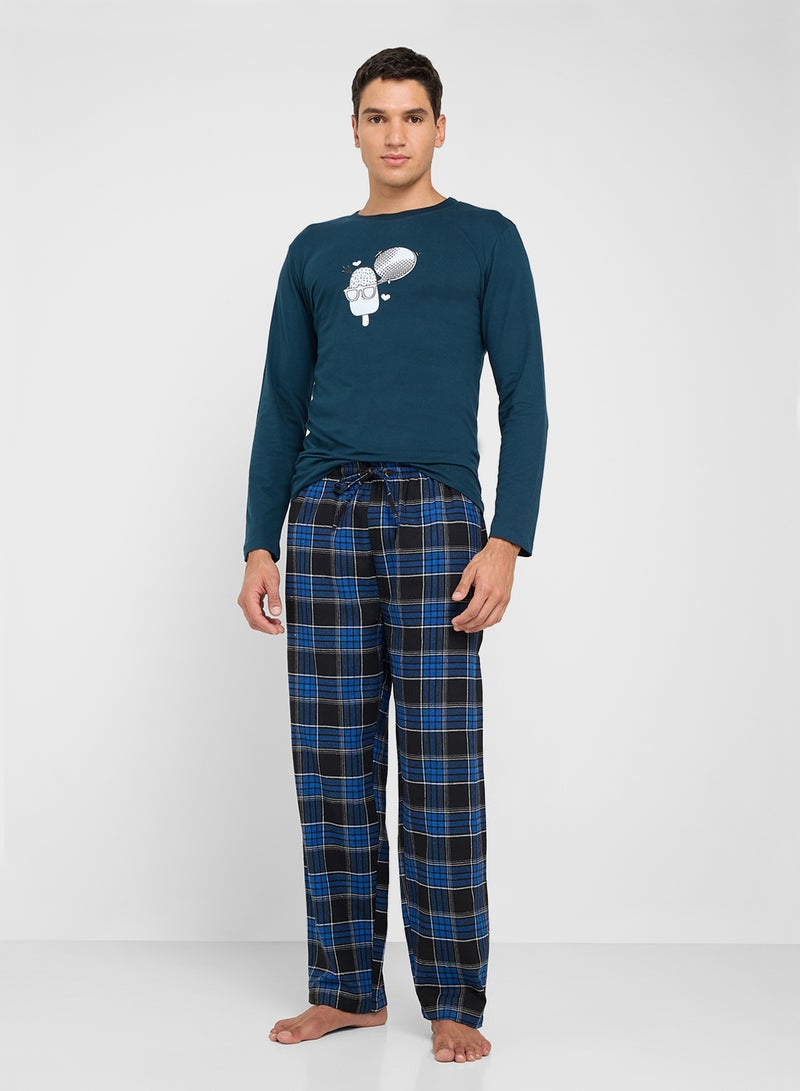 Seventy Five Nightwear T-Shirt & Pants Sets  - Image 5