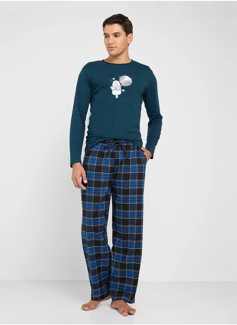 Seventy Five Nightwear T-Shirt & Pants Sets