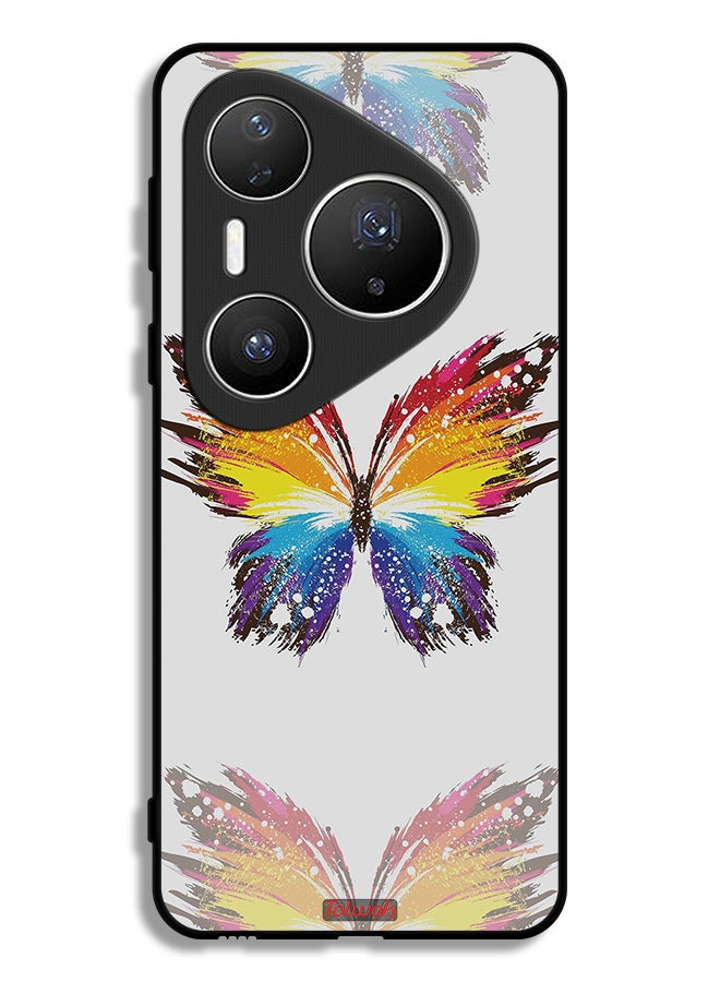 Tolwak Huawei Pura 80 Pro Protective Case Cover Digital Art Simple Background Minimalism Butterfly - Image 1