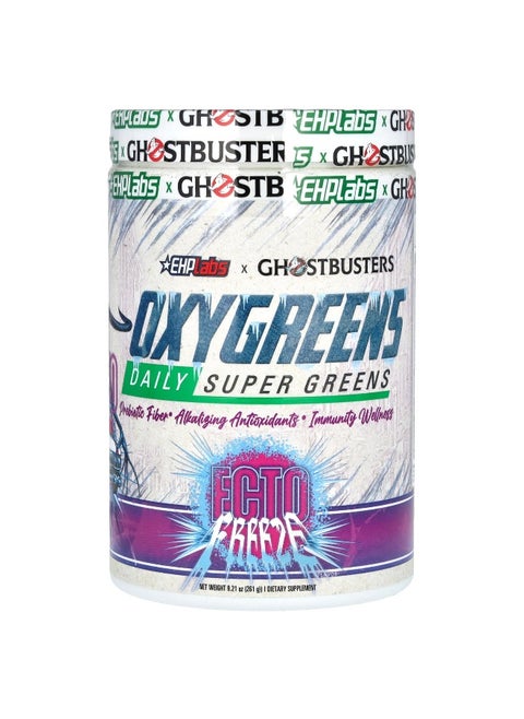 EHPlabs, Ghostbusters, Oxygreens, Daily Super Greens, Ecto Freeze, 9.21 oz (261 g)