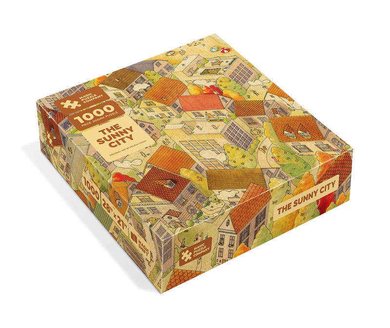 Magic Puzzle Company The Sunny City • 1000-Piece Jigsaw Puzzle from The Magic Puzzle Company • Series One - Image 1