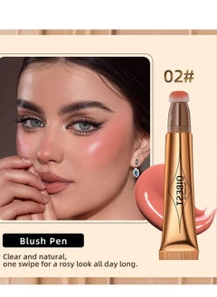 QiBest Multifunctional Makeup Pen Powder Blusher High Gloss Cosmetic Pen #02  - Image 2