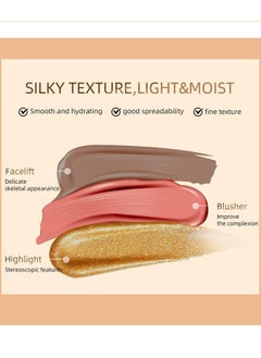 QiBest Multifunctional Makeup Pen Powder Blusher High Gloss Cosmetic Pen #02  - Image 4