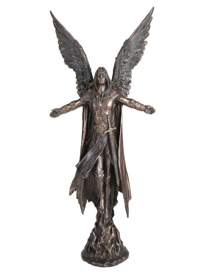 Veronese Design Veronese 11 Inch Tall Ascending Angel Cold Cast Resin Antique Bronze Finish Statue - Image 1