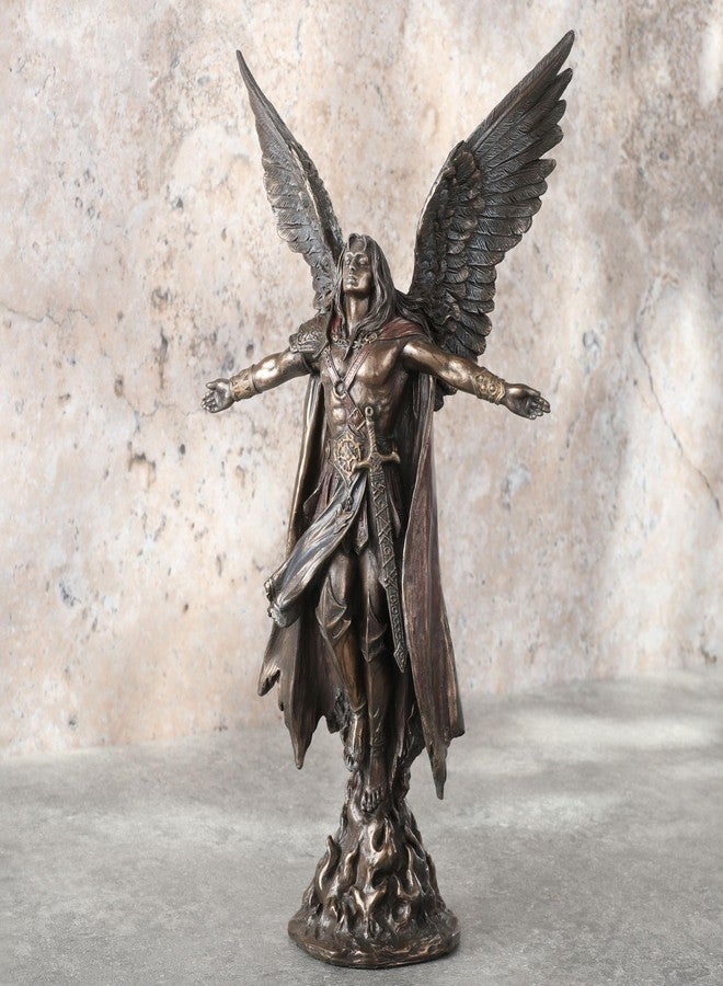 Veronese Design Veronese 11 Inch Tall Ascending Angel Cold Cast Resin Antique Bronze Finish Statue - Image 2