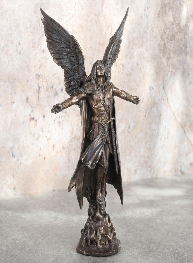 Veronese Design Veronese 11 Inch Tall Ascending Angel Cold Cast Resin Antique Bronze Finish Statue - Image 4