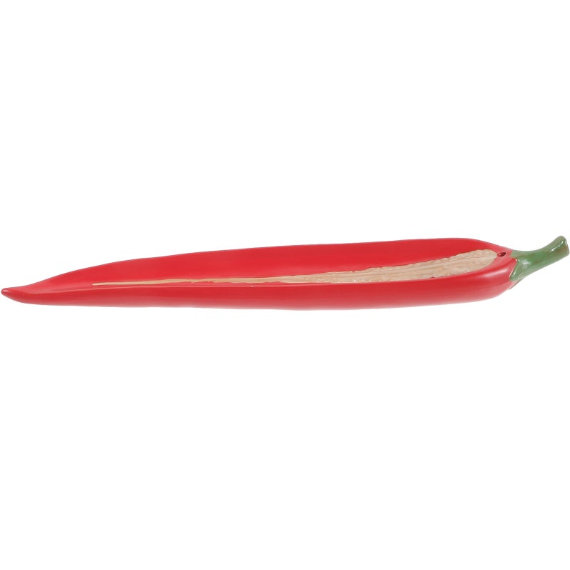 Chili Shape Incense Holder for Sticks Ceramic Incense Stick Stand Home Decor - Image 1