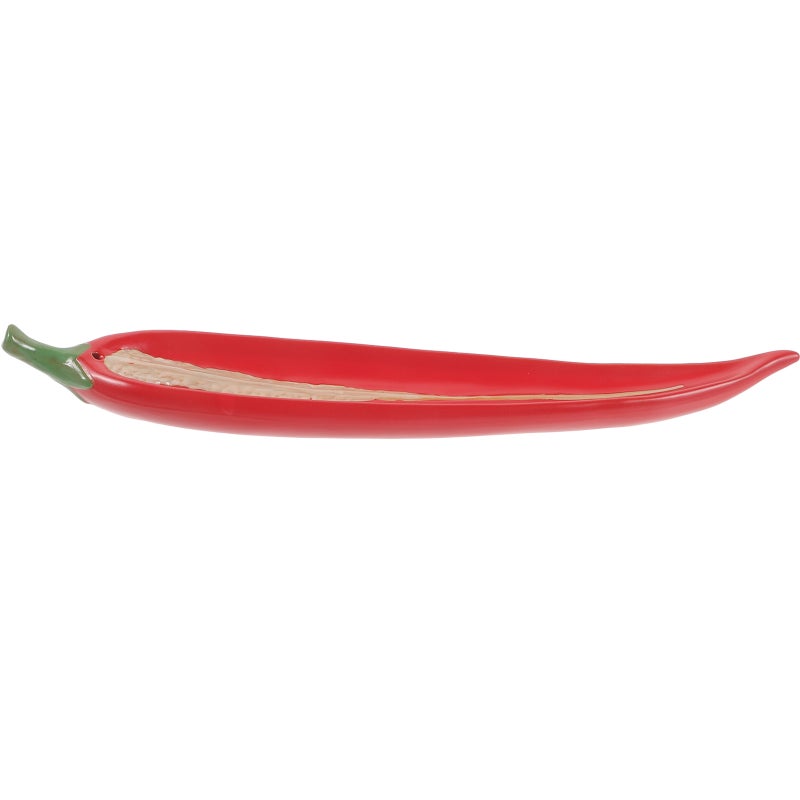 Chili Shape Incense Holder for Sticks Ceramic Incense Stick Stand Home Decor - Image 2