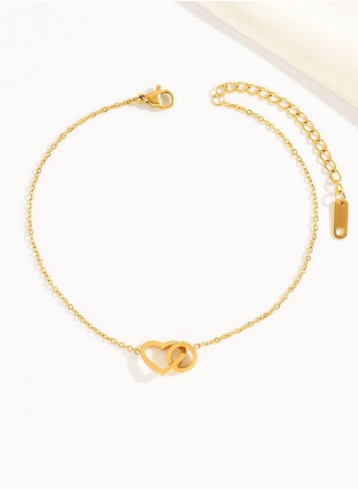 JewelryPalace - Stainless Steel 18k Gold Plated Anklet - Image 1