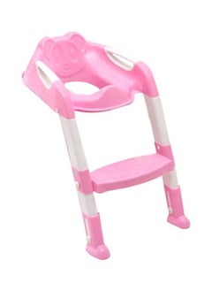 Gonice Portable Folding Step Stool Toilet Potty Training Ladder Seat For Children - Pink  - Image 1