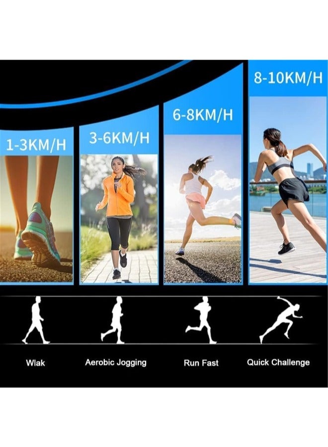 RUIYADA Treadmills for Home with 300 lbs Running Exercise Machine with LED for Home Office Digital Speed Distance Calories for Home Fitness Jogging Walking - Image 5