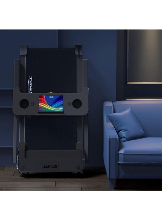 RUIYADA Treadmills for Home with 300 lbs Running Exercise Machine with LED for Home Office Digital Speed Distance Calories for Home Fitness Jogging Walking - Image 4