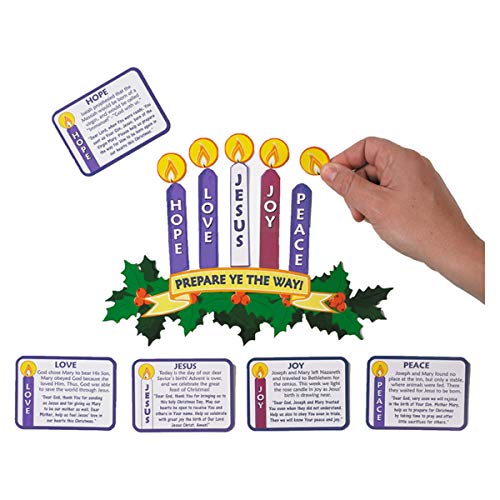 Autom Magnetic Advent Wreath and Candles for Christmas Decoration for Refrigerator - Image 2