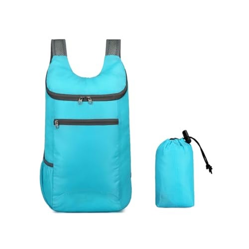 SIPYTOPF Foldable Backpack20L Lightweight waterresistant Travel Hiking Backpack for Outdoor Sports Camping Daypack Bag Lake blue - Image 1
