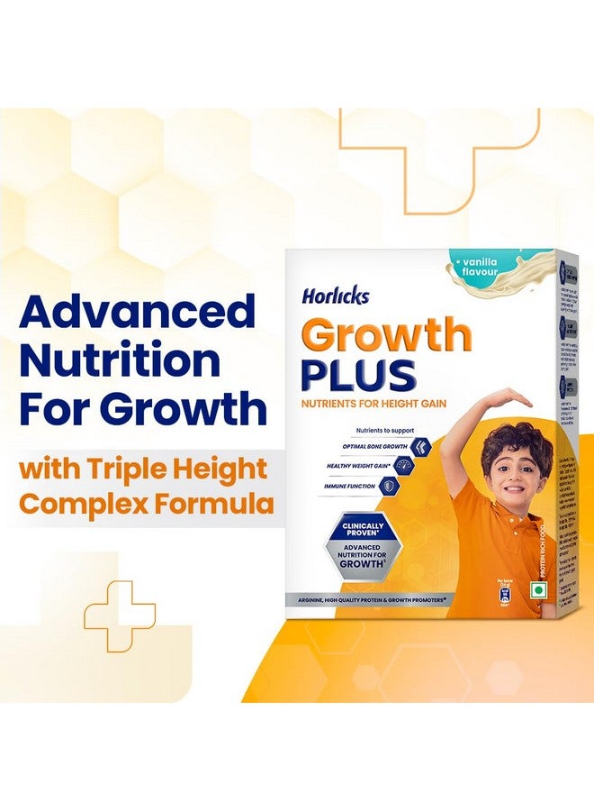 Horlicks Horlicks Growth Plus- 400g, Vanilla | Clinically Proven for Faster Growth with Protein  - Image 2