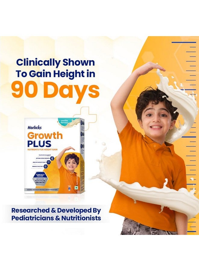 Horlicks Horlicks Growth Plus- 400g, Vanilla | Clinically Proven for Faster Growth with Protein  - Image 4