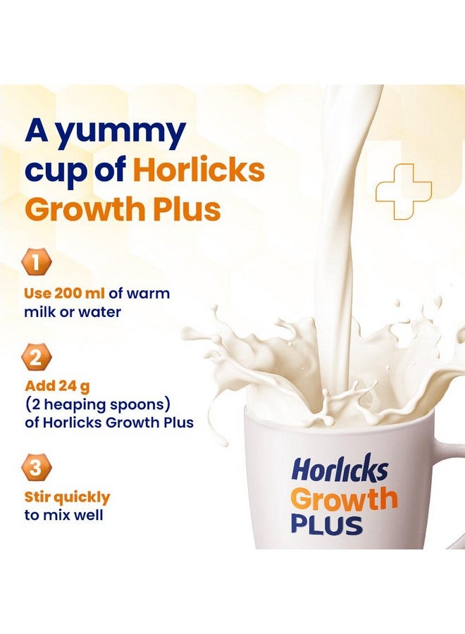 Horlicks Horlicks Growth Plus- 400g, Vanilla | Clinically Proven for Faster Growth with Protein  - Image 5