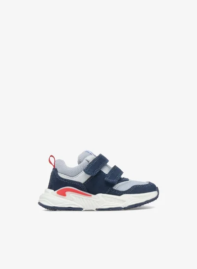 JUNIORS Boys Textured Sneakers With Hook And Loop Closure