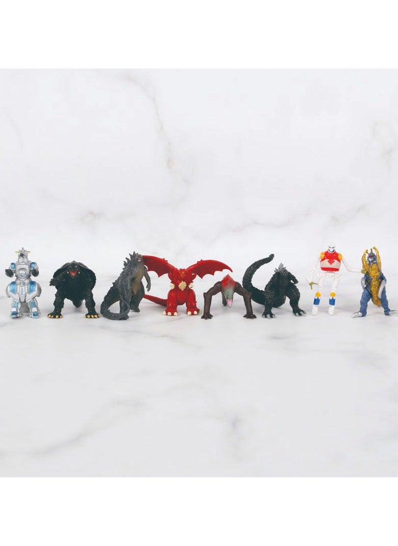 12pcs Godzilla Exclusive Design Action Figure Set Kids Toys Multicolor 5-8CM