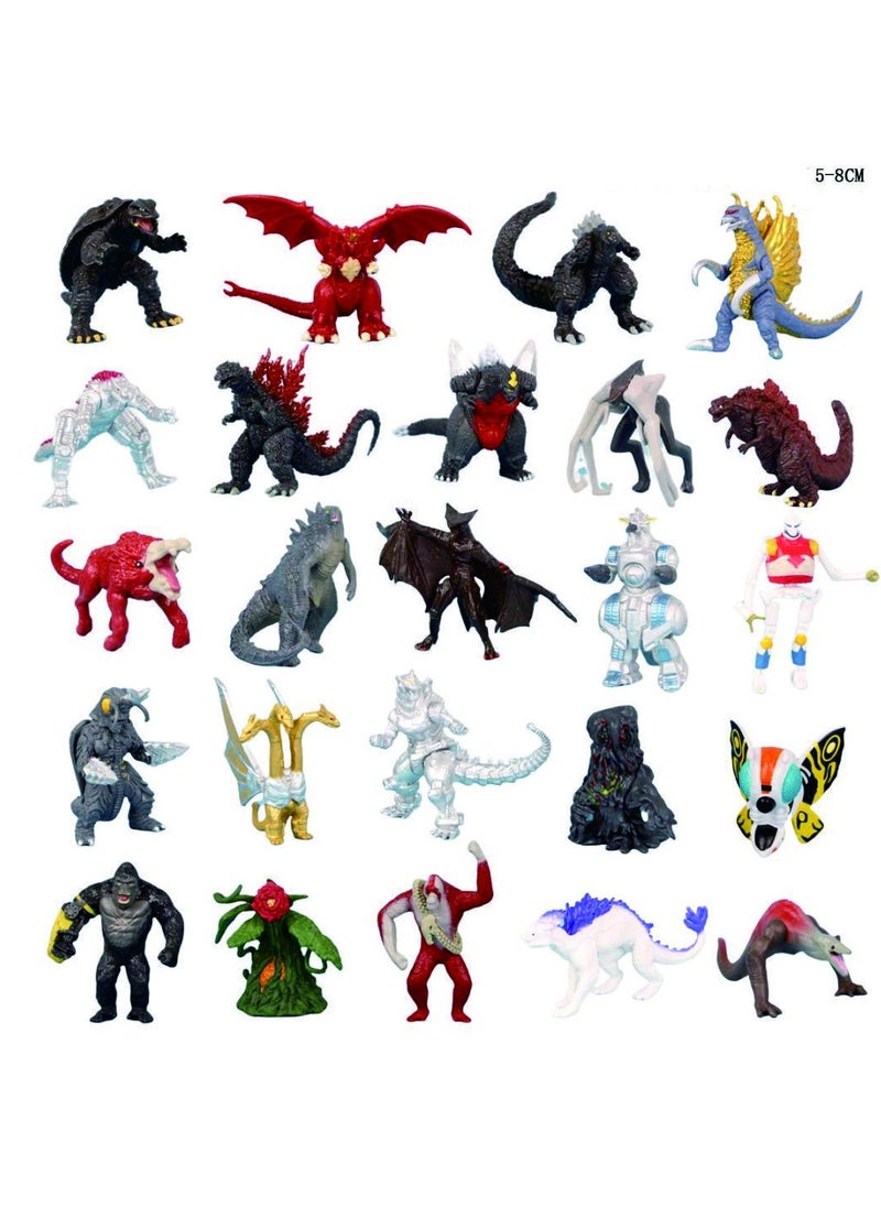 12pcs Godzilla Exclusive Design Action Figure Set Kids Toys Multicolor 5-8CM