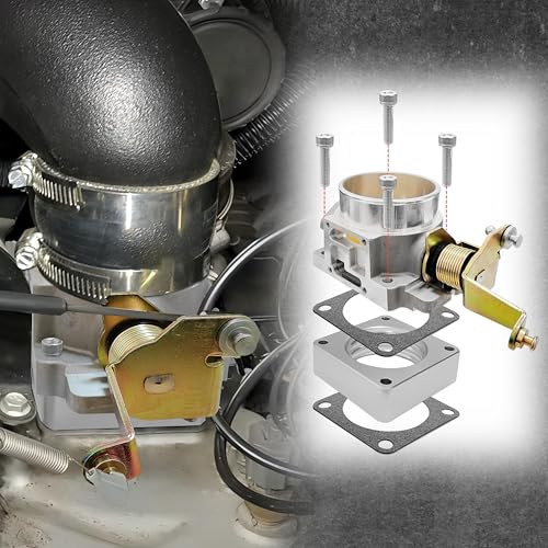 WEST ORGIN 1724 62mm Throttle Body for High Flow Power Plus Series with a Complete Throttle Body Spacer Replacement for BBK,Compatible With Jeep 4.0L 1991-2003 and Just for Cherokee 1998-2001 4.0L - Image 4