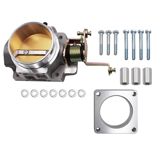 WEST ORGIN 1724 62mm Throttle Body for High Flow Power Plus Series with a Complete Throttle Body Spacer Replacement for BBK,Compatible With Jeep 4.0L 1991-2003 and Just for Cherokee 1998-2001 4.0L - Image 1