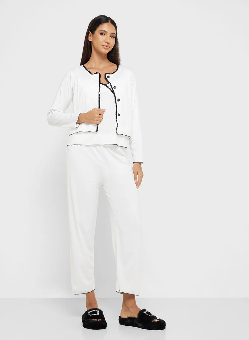 ELLA 3 Piece Pyjama Set