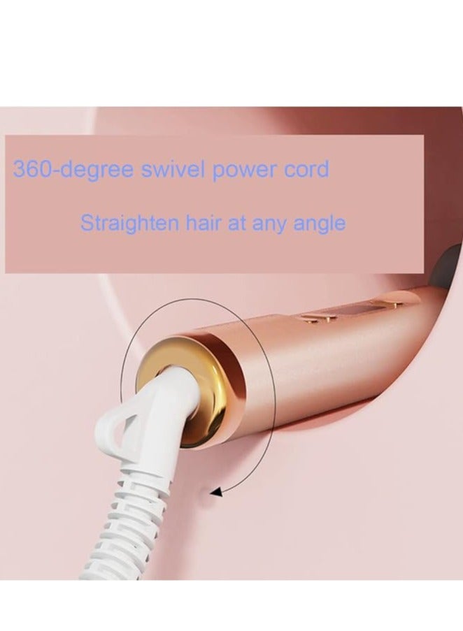 عام فرشاة تصفيف الشعر المستقيم، سريعة في التسخين بتقنية السيراميك بي تي سي PTC، تحتوي على 5 إعدادات للحرارة وتعمل بتقنية الأيونات السالبة لحماية الشعر، تصميم مقاوم للحروق ومناسبة للشعر المتوسط والطويل. - Image 4