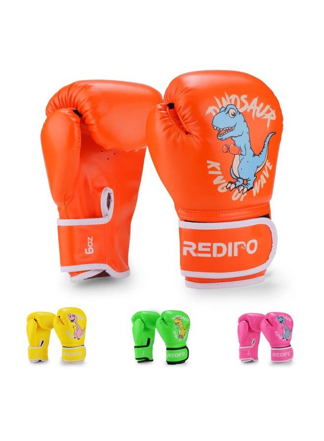 Redipo Kids Boxing Gloves for Boys and Girls, Youth Boxing Training Gloves for Kids 3-15, 4&6OZ Punching Bag Kickboxing Thai Mitts MMA Training Sparring Gloves - Image 1